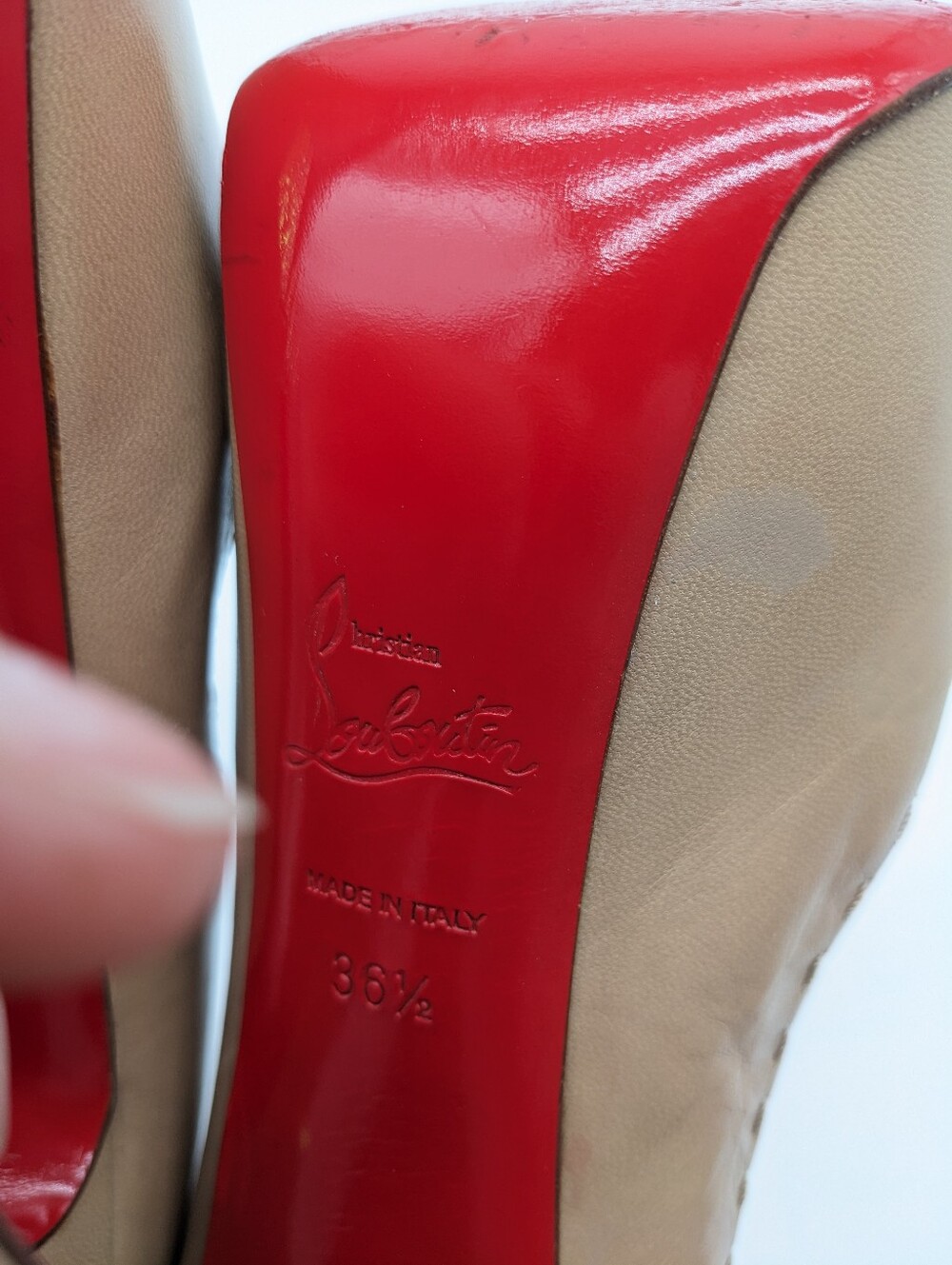 CHRISTIAN LOUBOUTIN Zoulou 160 Platform Heels 36.5 - Picture 14 of 16
